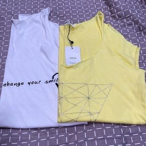 BUNDLE-MANGO SLEEVELESS TOPS IN SIZE EXTRA SMALL